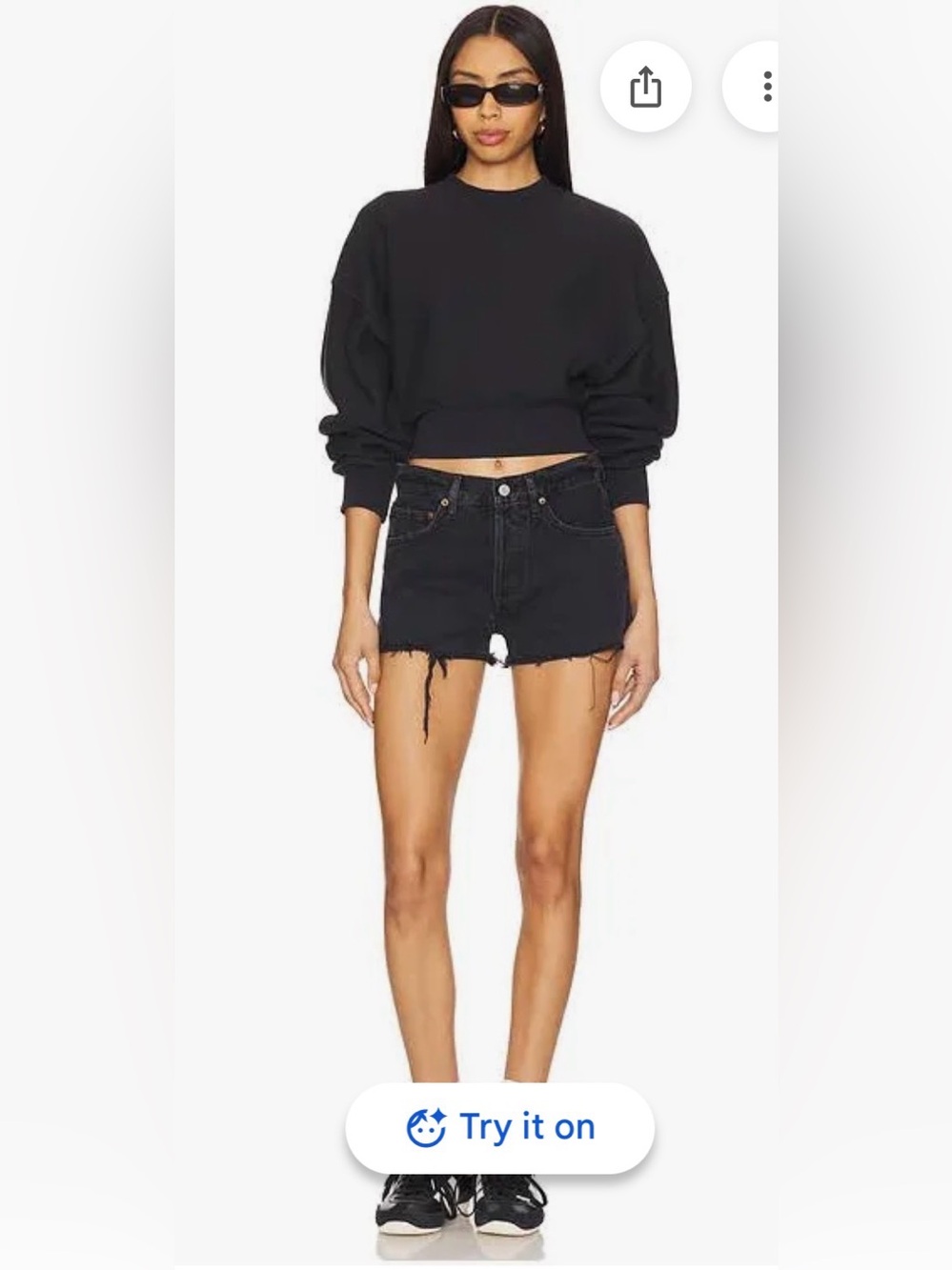 AGOLDE PARKER CUT OFF SHORTS SIZE 32 BNWT